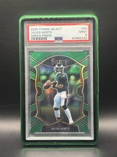 2020 Panini Select Concourse Jalen Hurts #50 Green Prizm /5 (RC)