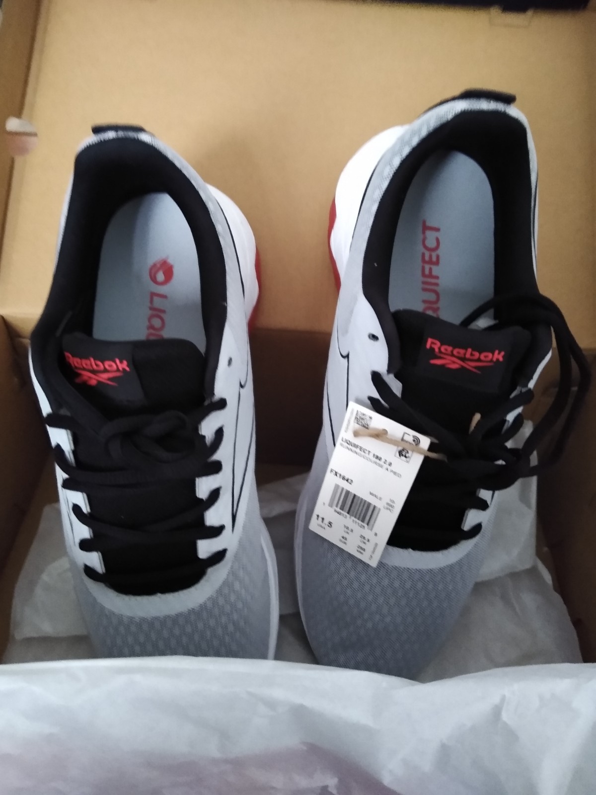 REEBOK Liquifect 180 2.0  FX11642  Men's Running Sneakers Size 11.5 NWB NWT thumbnail 4