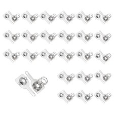 AAA Battery Contact Spring Plates, 24 Set 9 mm x 9mm Terminal Contacts