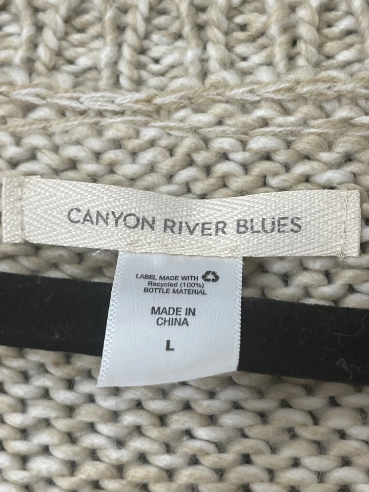 Свитер вязаный женский Canyon River Blues бежевый кремовый размер большой стрейч - Изображение 4 из 4