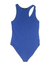 Ambiance Women Blue Bodysuit M