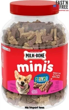Milk Bone Flavor Snacks Mini Dog Biscuits, Flavored Crunchy Dog Treats, 36 oz