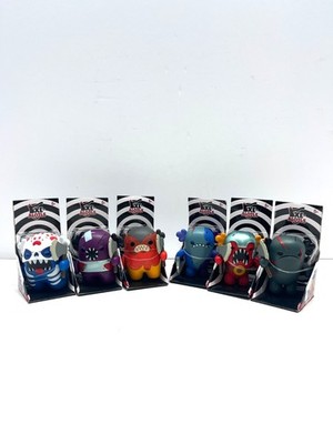 NEW 6pc Full Set Axe-Alotls 2'' Vinyl Mini-Figs Series 1,  VooDoo Headbutt Lavaxe