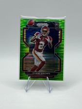 Dyami Brown 2021 Panini Prizm Neon Green Pulsar Prizm #353 Rookie Card RC. rookie card picture