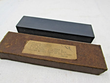 Exc. Vintage Norton Military Issued Sharpening Oilstone in Cardboard Box 8" Long