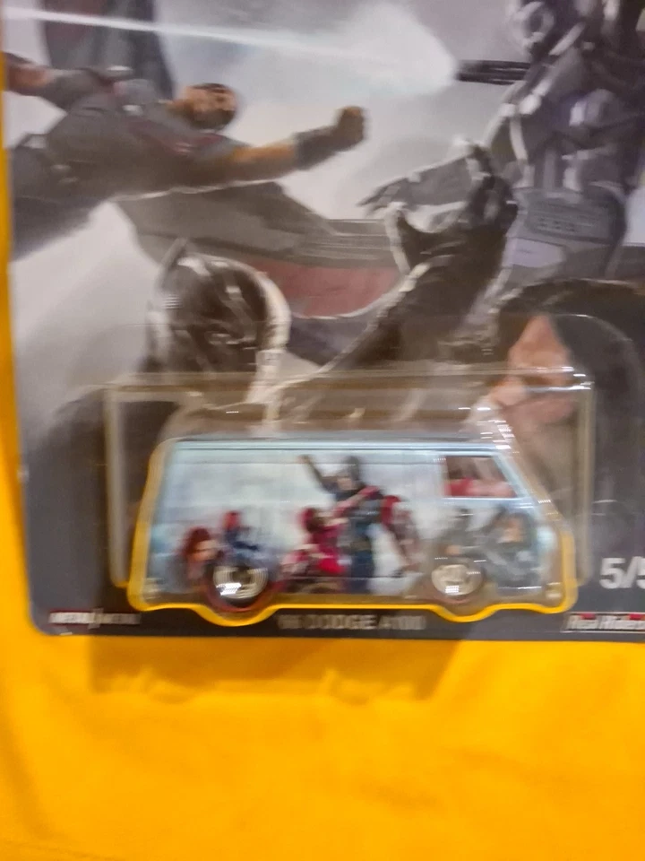 风火轮 '66 道奇 A100 Pop Culture 漫威概念艺术队长美国 FKY40 🔥X1 — 第 2/4 张图片