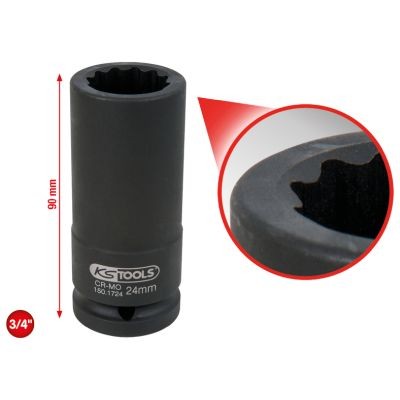 KS TOOLS 150.1724 Socket Wrench Insert