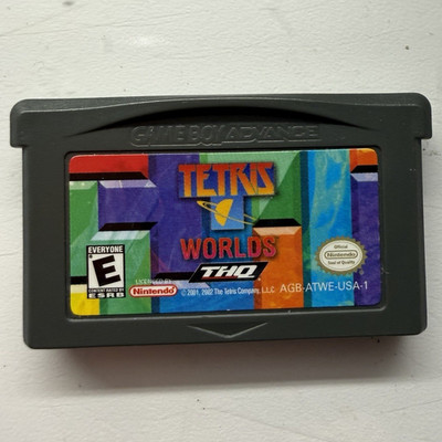 THQ Tetris Worlds Nintendo Game Boy Advance GBA Cartridge Only NTSC-U/C E