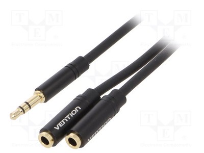 Klinke 3,5mm, 3pin, Buchse x2,Jack 3,5mm 3pin Stecker Kabel