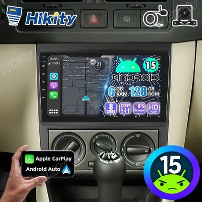 8Core 6+128GB Carplay Android 15 Radio Für VW Golf 4 Bora 1J Navi FM RDS BT +KAM