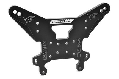 Team Corally Shock Tower Asuga XLR Rear Swiss Made 7075 T6 5mm Hard Anodised Bla