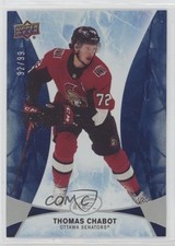 2021-22 Upper Deck Ice 2020-21 Base Royal Blue 92/99 Thomas Chabot #49 2vh
