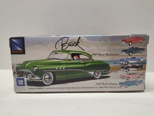 1949 Purple BUICK Roadmaster CONVERTIBLE 1/43 DIECAST Toy CAR NewRay #48387 - Picture 6 of 9
