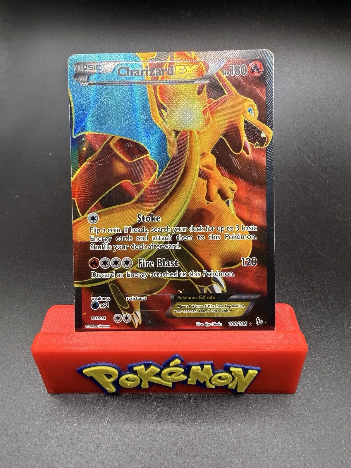 Charizard EX - 100/106 - Pokemon Flashfire XY Full Art Ultra Rare Card HP