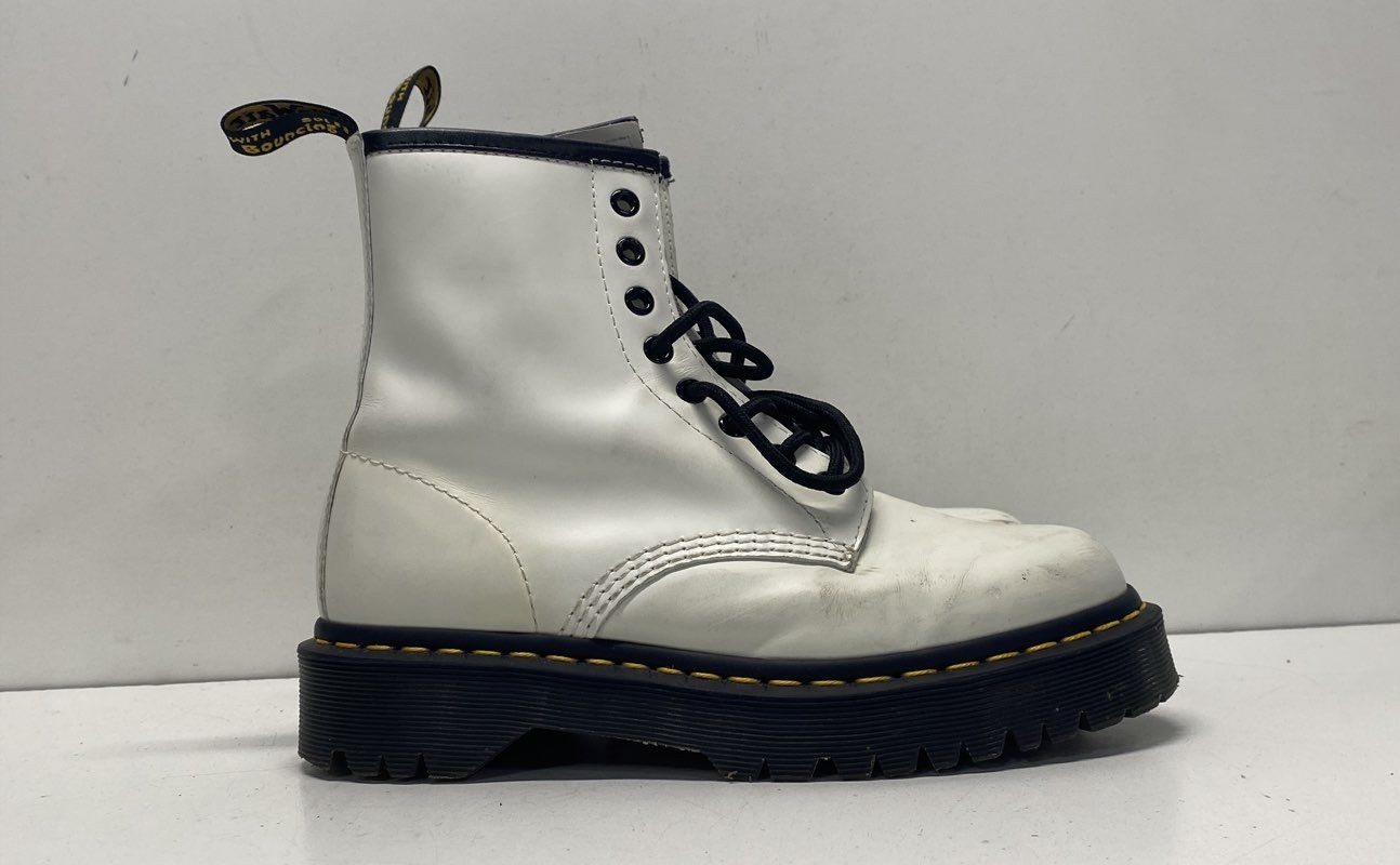 Dr. Martens White Solid Combat Boot Men 6 - image 3