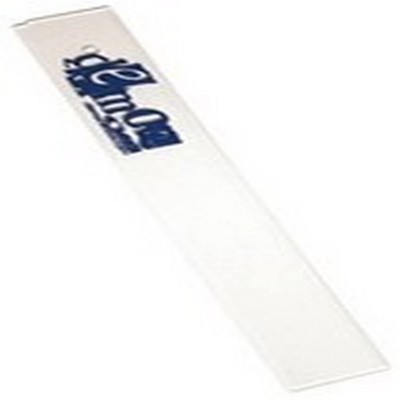 Long 14 Inch x 2 Inch ski and snowboard Wax Scraper with edge notch.