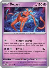 Deoxys - 031/086 031/086 Uncommon ME04: Chaos Rising NM