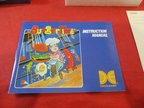 Burger Time (Nintendo NES) COMPLETE w/ Box manual game WORKS! Burgertime - Picture 13 of 18