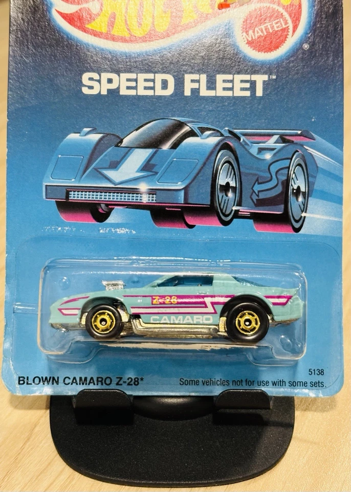 Camaro Z-28 1989 Hot Wheels Speed Fleet soplado ¡Nuevo en ampolla!! Foto 2 de 3