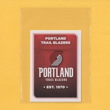 2017-18 Panini Sticker Collection #333 Portland Trail Blazers Team Logo
