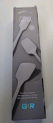 GIR Get It Right 3-Piece Ultimate Silicone Kitchen Utensils Set - Spatula Flip