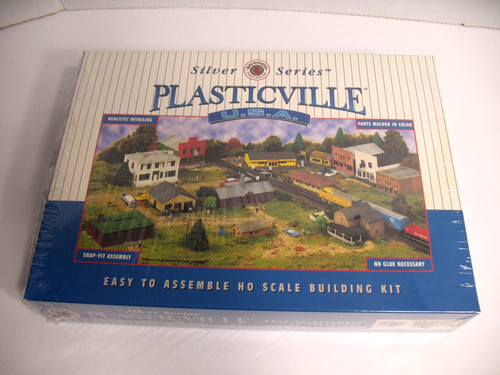 KIT PLASTICVILLE BACHMANN ESCALA HO VINTAGE TALLER DE REPARACIÓN DE AUTOMÓVILES 45532 NUEVA CAJA ABIERTA | Zustand: New