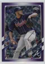 2021 Topps Chrome Update Target Purple Refractor Huascar Ynoa #USC56 14lz