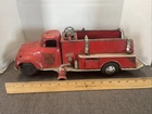 Vtg Tonka Toys No 5 Pumper Fire Truck Pressed Steel 1950’s W/ Hydrant Incomplete