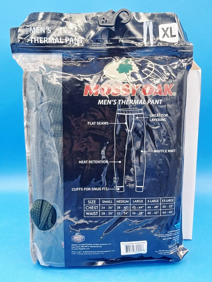 Mossy Oak Men's Thermal Pant Size XL. - Image 2 of 4