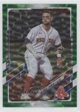 2021 Topps Green 148/499 Michael Chavis #491 ut4