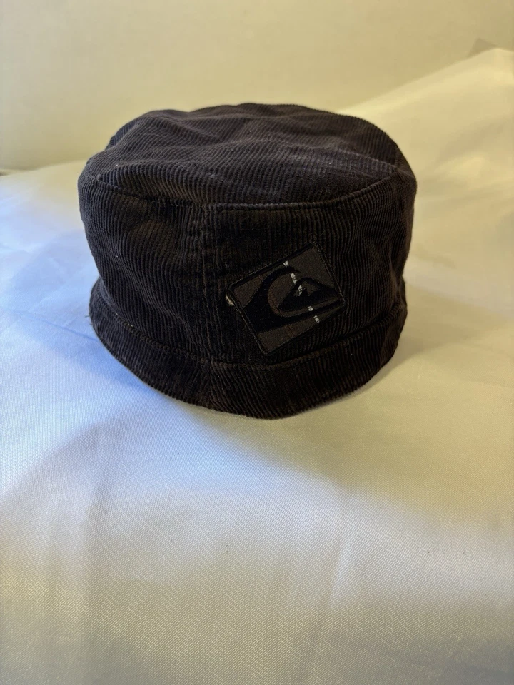 Vintage Quicksilver Reversible Newsboy Cap Hat Plaid/corduroy Brown - Image 3 of 4