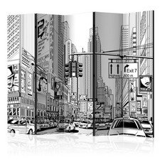 Paravent 5 Volets "Street in New York City" 172x225cm