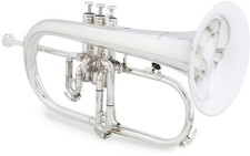 Antoine Courtois Professional 154 Flugelhorn - Yellow Brass Bell, Silver Plated
