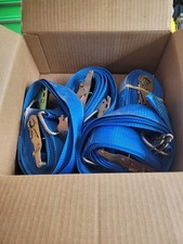 Set Of 4 2in E Track Heavy Duty Ratchet Straps