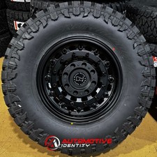 17x9.5 Black Rhino Arsenal Wheels 35 Atturo Mt Tires 5x5.5 Dodge Ram 1500