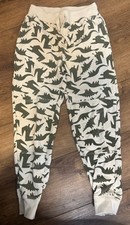 Hanna Andersson Boys 8 Sweatpants Dinosaur Pjs Cotton Joggers