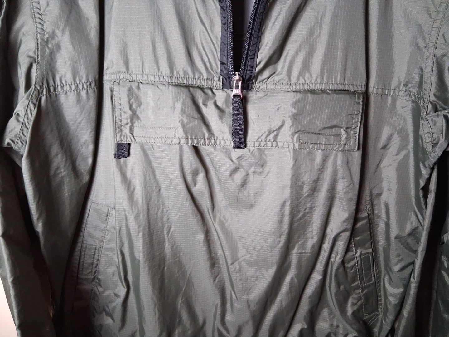 GAP Anorak Windbreaker Jacket Pullover Hooded Sma… - image 7