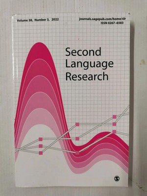Second Language Research - Volume 38, Number 3, 2022