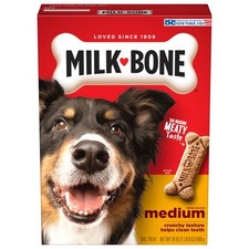 Milk-Bone Original Dog Treats Biscuits for Medium Dogs, 24 Ounces Packaging May