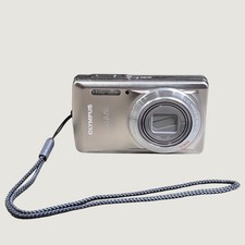 Olympus Stylus-7030 Digital Camera 14MP Silver 7x Wide Zoom Tested