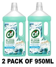 Cif Ocean Floor Cleaner against Stubborn Dirt  950ml For Vinyl and Ceramic Tile 3.89 per litre