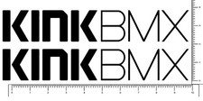 Kink BMX Racing 10" Die Cut  Decal Team Sticker Bikes