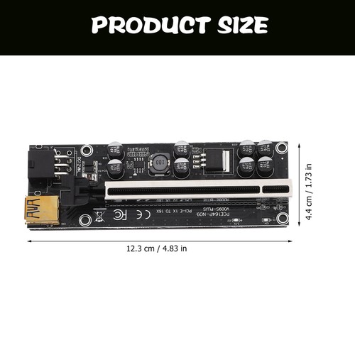 Horse-drawn PCI-E Card Adapter PCIE 1x to 16x Extender - Afbeelding 10 van 12