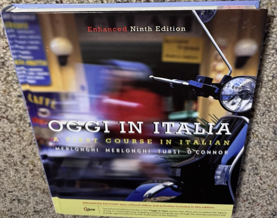 Italian Textbook-Oggi in Italia : A First Course-9th Edition Hardcover. - Image 3 of 4
