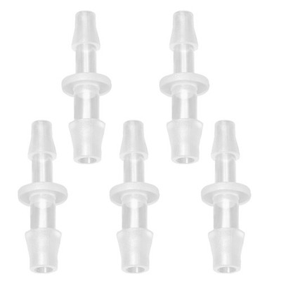 1/4 to 3/16 Hose Barb Reducer Fitting Plastic Union Adapter Coupling 5 Pcs