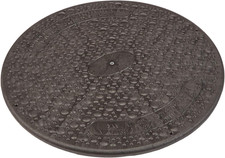 Black 24 Inch Diameter Septic Tank Riser Cover Model: SFRC24B 