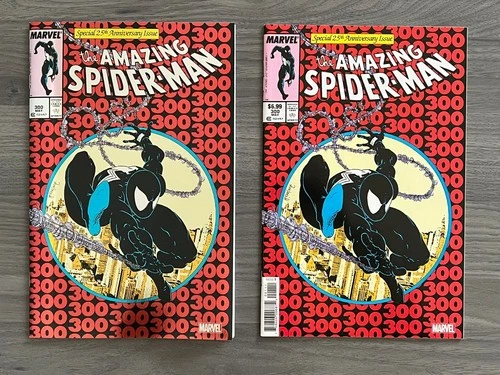 Amazing Spider-Man #300 2023 Facsimile/Foil Reprint 1st App Venom Lot NM+ Marvel