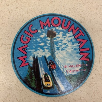 Vintage Six Flags Magic Mountain California Round ABC Playing Cards Hong Kong