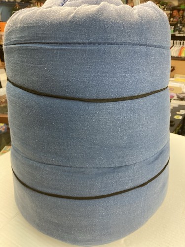 Vintage Flanell gefütterter Sears Camping Dacron Hollofil Schlafsack dicke Reißverschlüsse - Bild 16 von 18