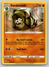 Carta Pokemon Sandaconda 082/163 Holo Rara SWSH05: Stili di Battaglia - NM